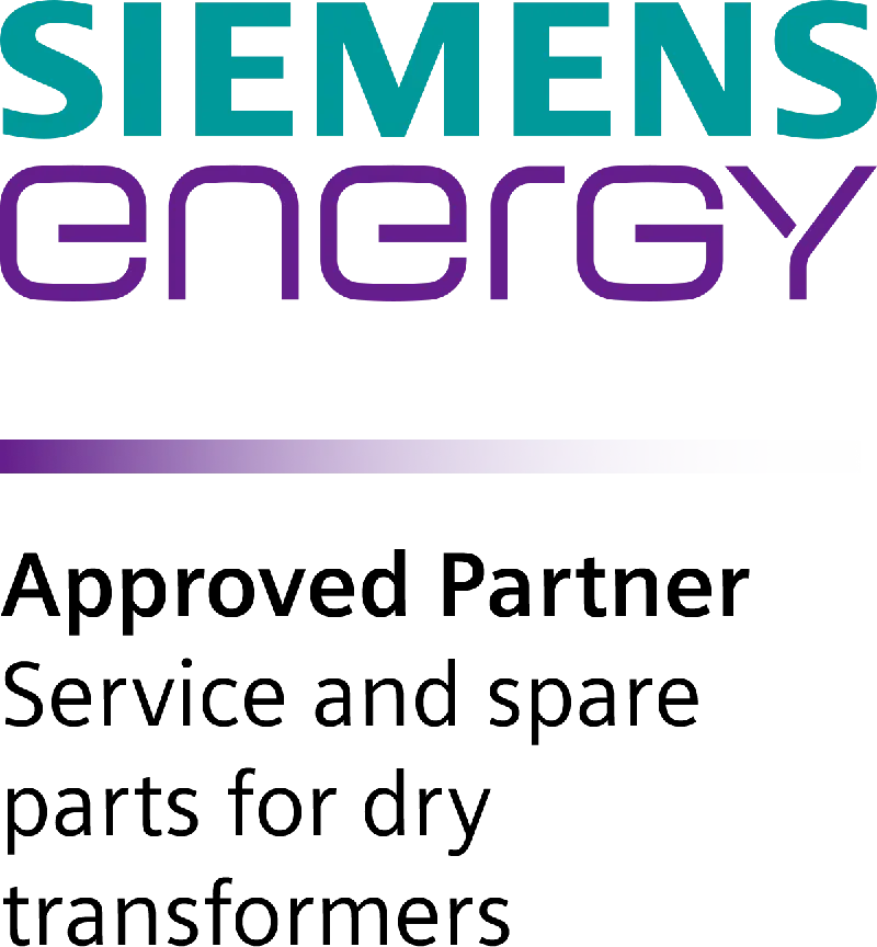 Wir sind zugelassener Partner der Siemens Energy Global GmbH & Co. KG, SE GT TR DT KIR f&uuml;r Service und Ersatzteile f&uuml;r Trockentransformatoren