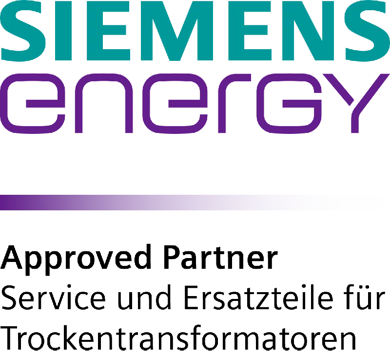 Wir sind zugelassener Partner der Siemens Energy Global GmbH & Co. KG, SE GT TR DT KIR f&uuml;r Service und Ersatzteile f&uuml;r Trockentransformatoren