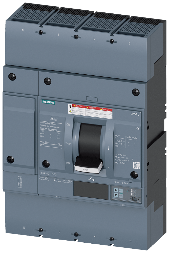 MCCB_UL_BG800_800A_4P_65KA_ETU5_LSIG - 3VA6580-6JQ46-0AA0