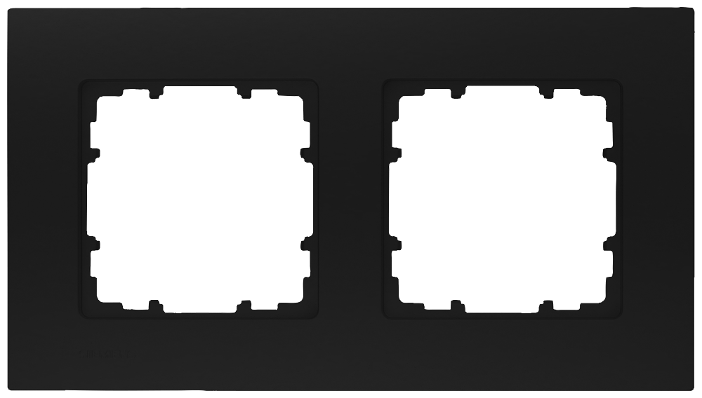 miro Kunstoff softschwarz Rahmen 2-f - 5TG1112-0SB