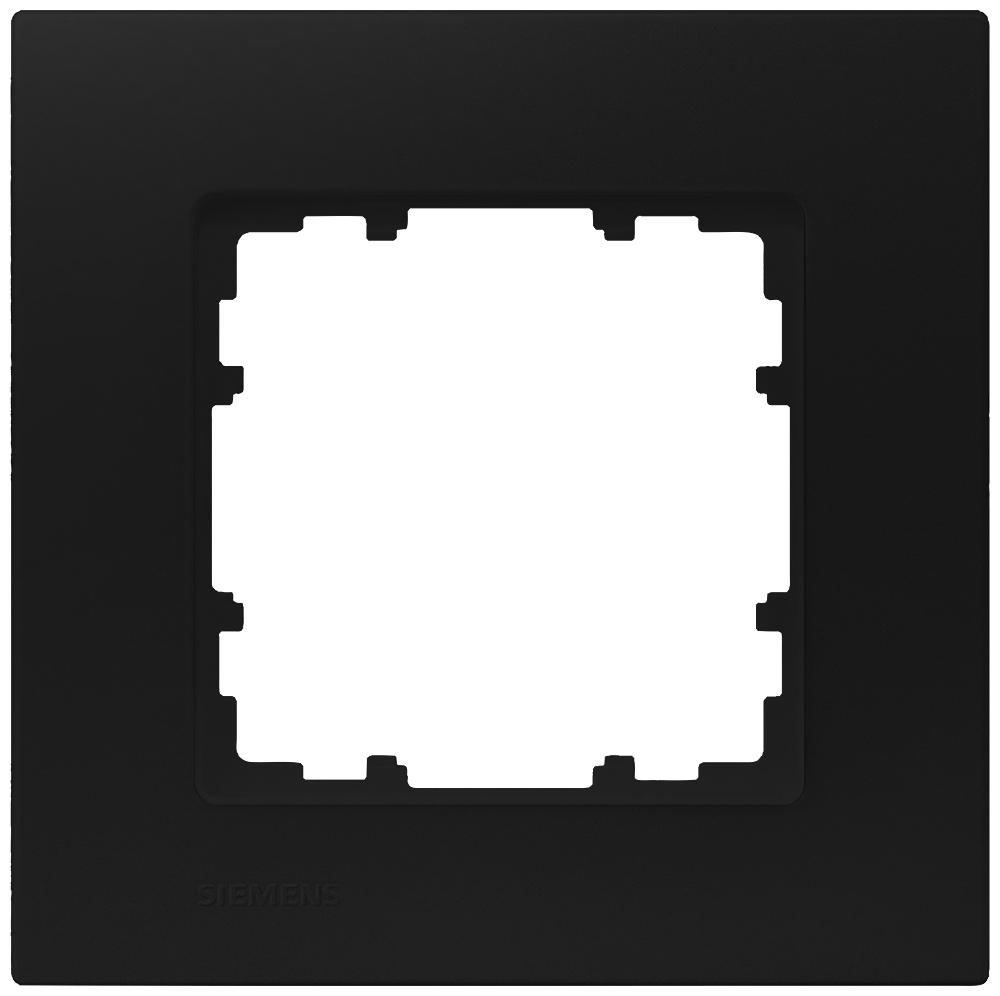 miro Kunstoff softschwarz Rahmen 1-f - 5TG1111-0SB