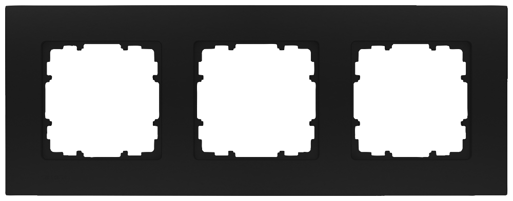 miro Kunstoff softschwarz Rahmen 3-f - 5TG1113-0SB