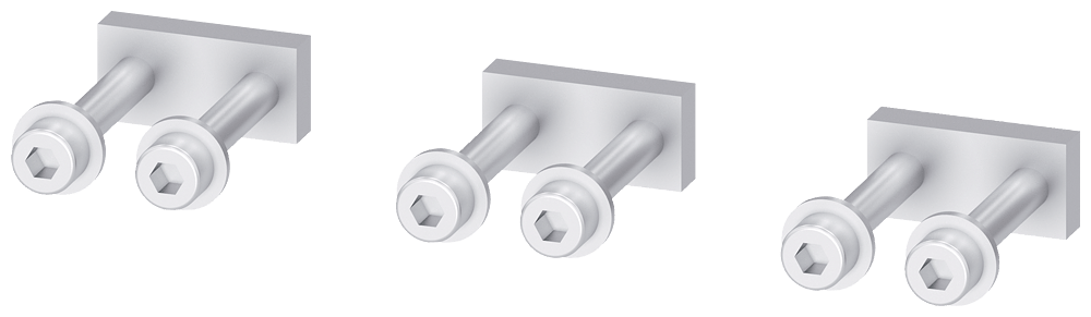 Schraubenflachanschluss, metrisch; 3 St. - 3VA9803-0QA00