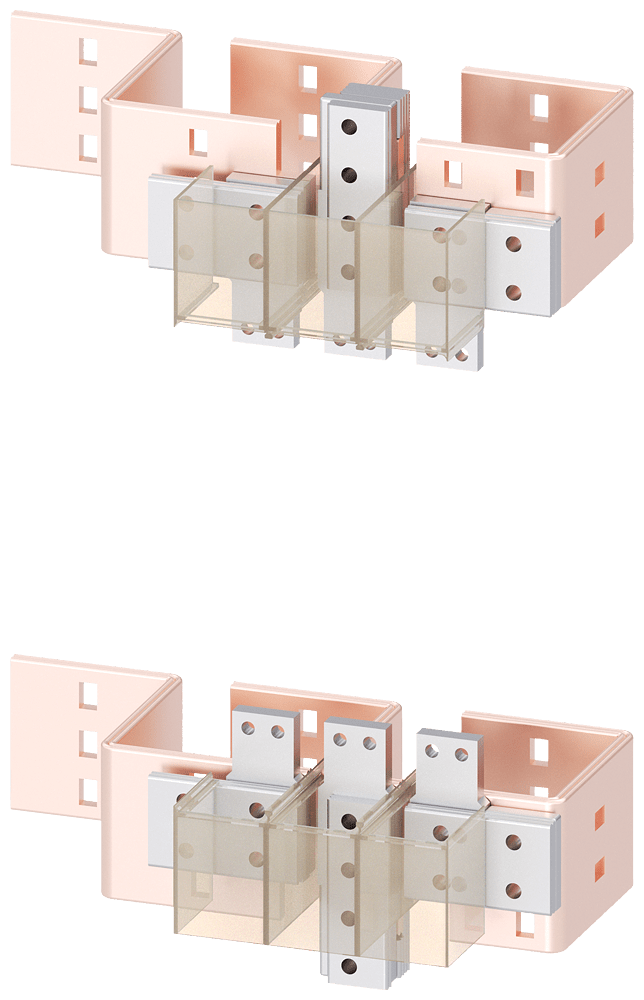 Anschlussverlängerung frontseitig 3 St. - 3VA9873-0QH00