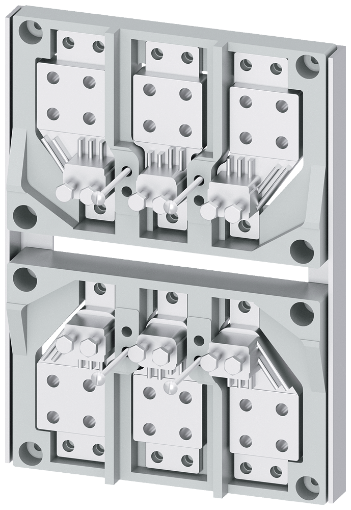 Montagesockel, R&uuml;ckseitiger Anschluss - 3VA9873-0WN00