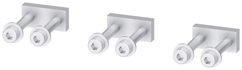 Schraubenflachanschluss, imperial; 3 St. - 3VA9873-0QA00