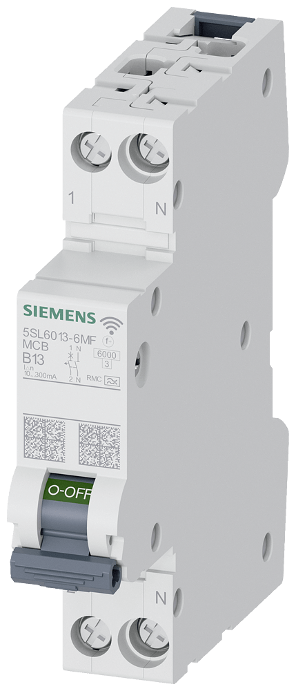 LS COM (RCM/EM) 230V 6kA, 1+N, B13 - 5SL6013-6MF