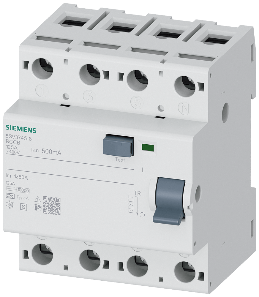 FI TYP A 125/4 500MA 4TE SEL - 5SV3745-8