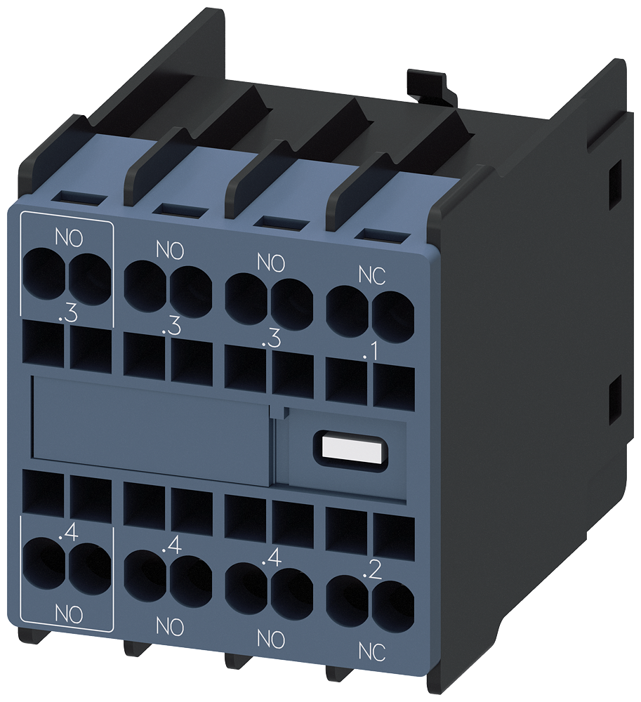 Elek-ger. Hilfsschalterblock, 3 S + 1 &Ouml; - 3RH2911-2NM31