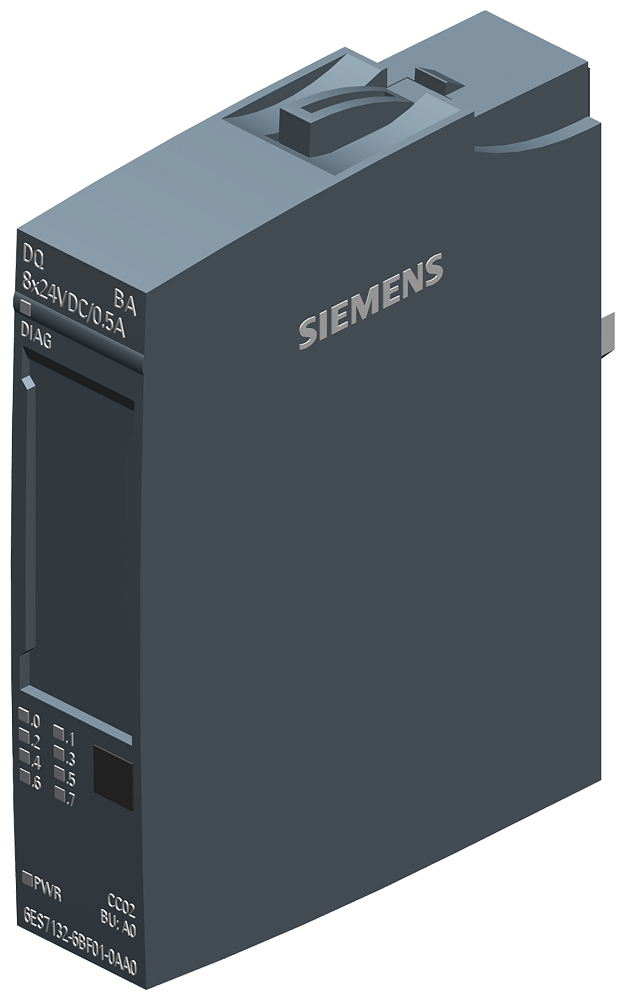 ET 200SP, DQ 8x 24VDC/0,5A Basic, VPE 10 - 6ES7132-6BF01-2AA0