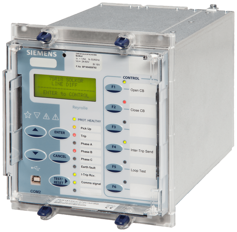 Line differential protection relay - 7SR1812-2MC87-0CA0