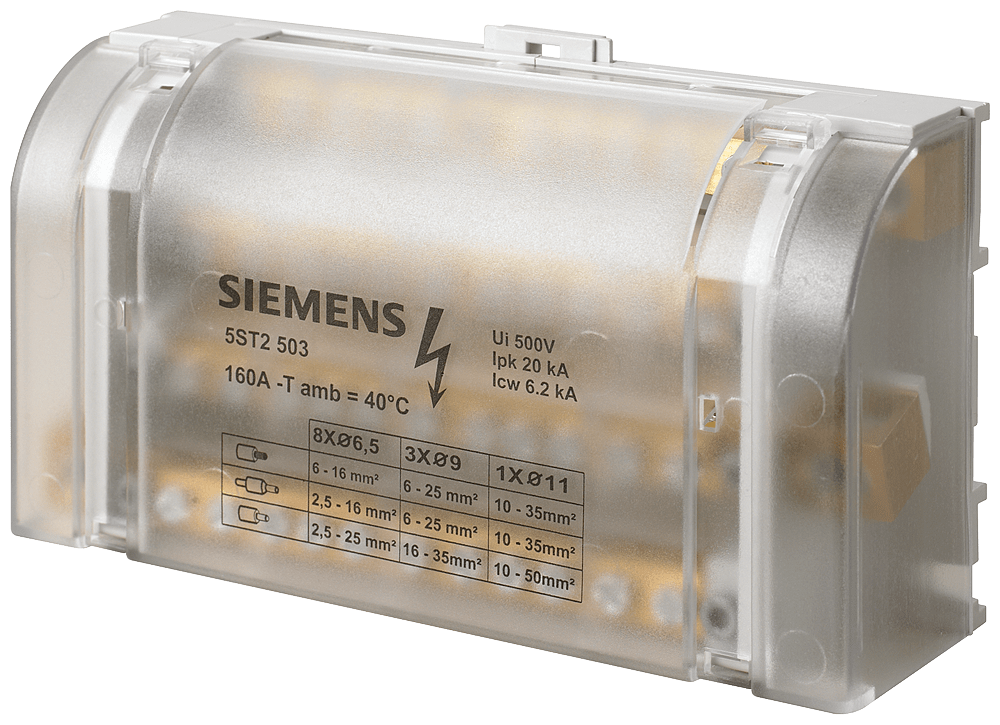 VERTEILERBLOCK 4POL 160A 500V - 5ST2503