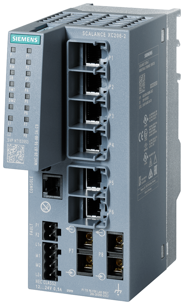 SCALANCE XC206-2 (SC) - 6GK5206-2BD00-2AC2