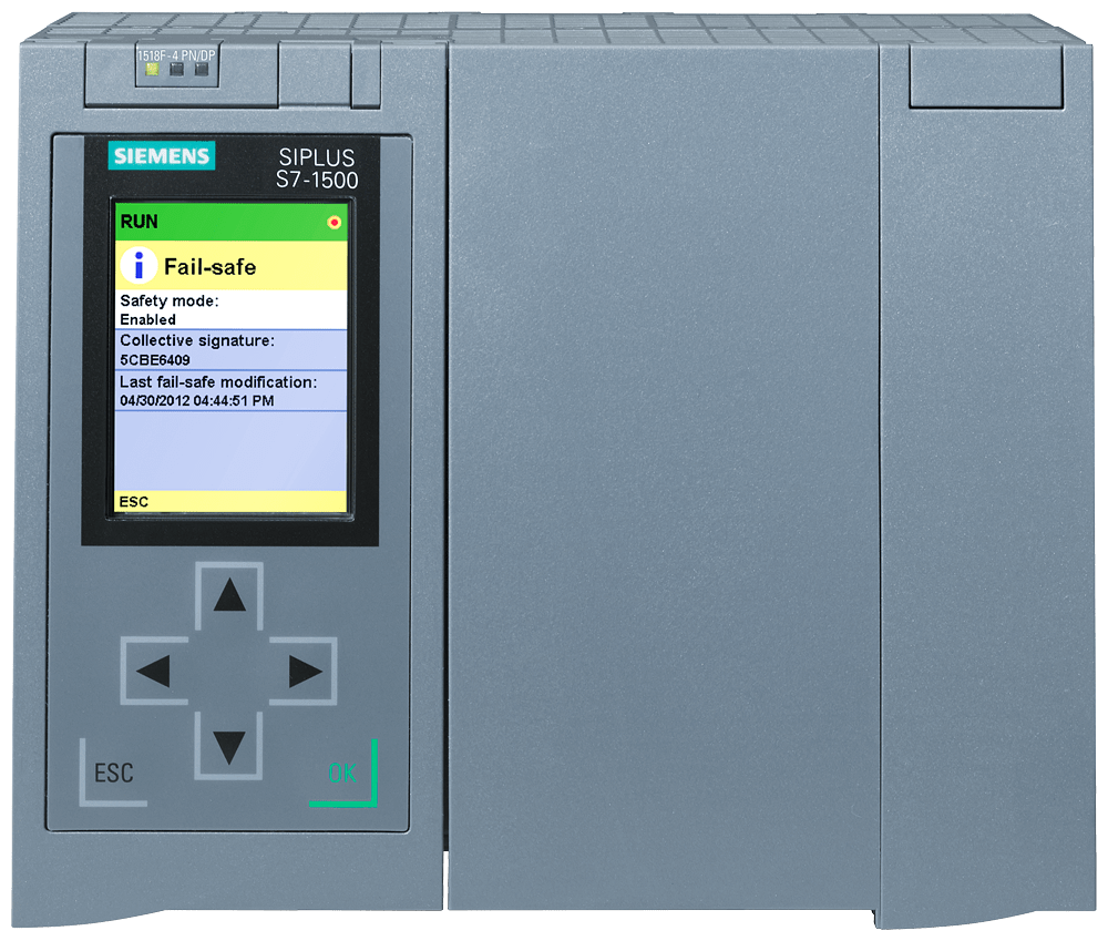 SIPLUS S7-1500 CPU 1518F-4 PN/DP - 6AG1518-4FP00-4AB0